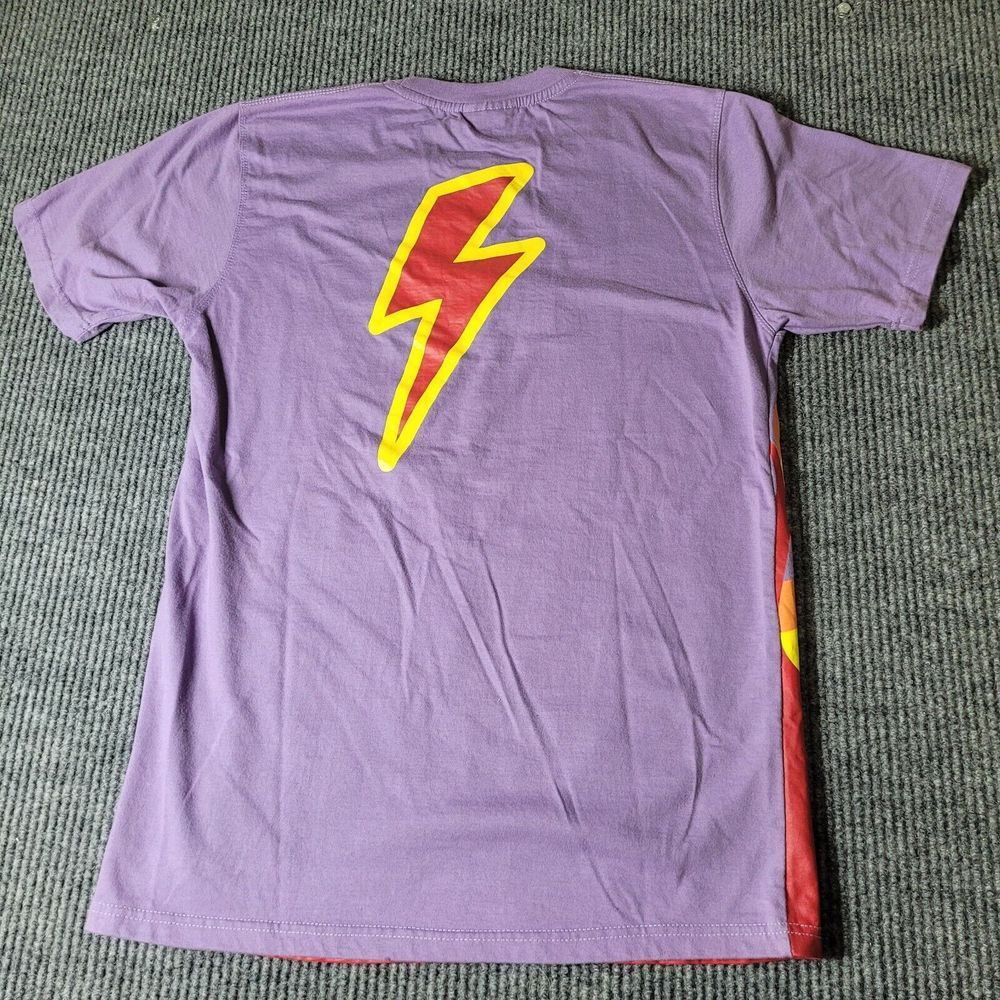 Not Human Apparel‎ Heavy Tee Shirt Flames Flash Size Large - Picture 5 of 5
